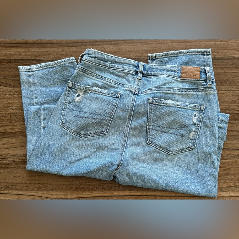 american eagle mom straight jean